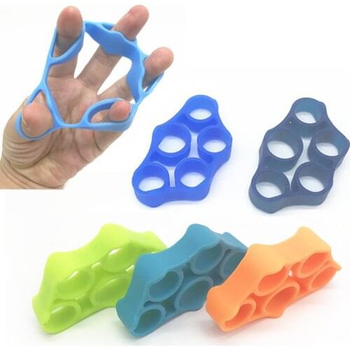 1PC Hand Gripper Silicone Finger Expander Exercise Hand Grip Wrist Strength Trainer Finger Exerciser Resistance Bands Fitness