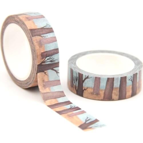 10PCS/lot 15MM*10M The NINETEEN Solar Terms Trees washi tape Masking Tapes Decorative Stickers DIY Stationery School Supplies