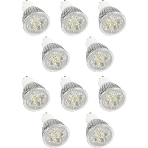 GU10 Spotlight Bulb 3W 4W 5W AC85- 265V Super Bright High Powe Warm/Cool White LED Lamp Downlight led light 10pcs/lot