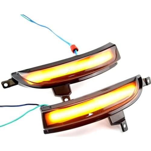 2pcs For Renault Koleos HY 2011-2017 1st Gen. facelift model LED Dynamic Turn Signal Side Mirror Indicator Sequential Light