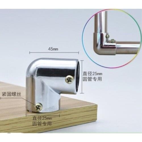 4pcs For 25mm Zinc alloy Clothes pole joint connector clothes pole accessories