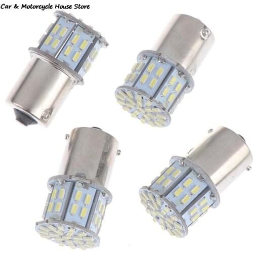 4pcs 1156 BA15S 50SMD 3014 LED Replacement Bulbs Car Interior RV Camper Light Auto Lamps
