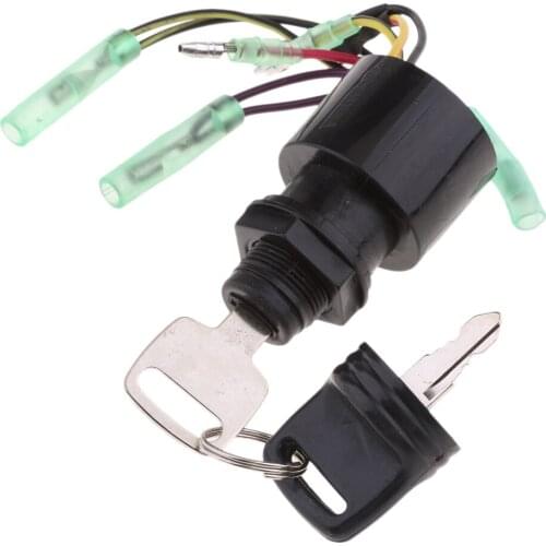 87-17009A5 Key Switch Ignition for Mariner Outboard 3 Position Push Choke