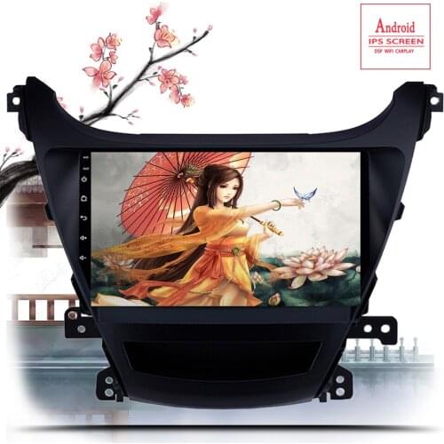 Android 10.0 Auto 6+128GB car dvd for Hyundai Elantra 2014 2015 Auto Casstte head unit gps navigation car multimedia System