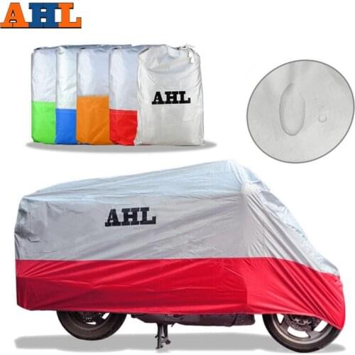 5 Colors Motorcycle Cover Outdoor Waterproof Dustproof UV / Dust Resistant/ Prevention Scooter Racing Motocross Bike Covering
