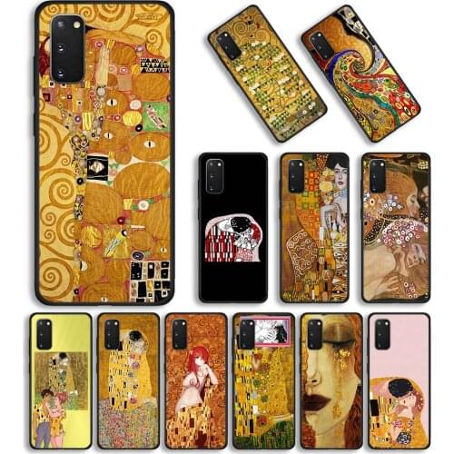 Phone Cover For Samsung Galaxy S21 S20 FE S10 S9 Plus Ultra Lite 5G S10E Silicon Case Kiss by Gustav Klimt