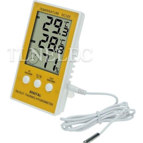 Indoor and Outdoor Digital Temperature and Humidity Meter Multifunctional Large-screen Display Temperature and Humidity Meter