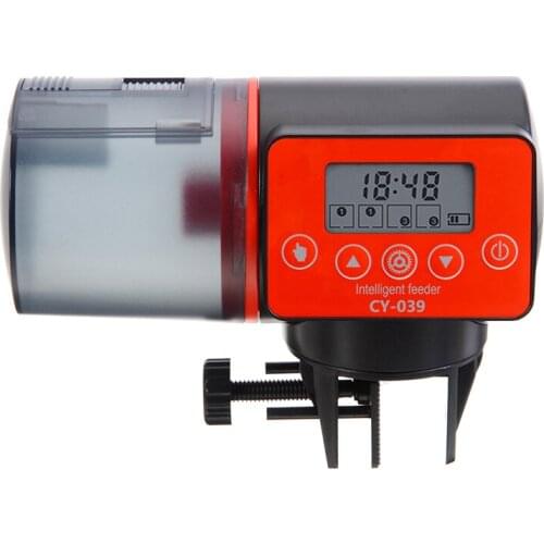 For Aquarium Tank Pond Fish Food Feeding Automatic Feeder Auto Dispenser Timer Feed Digital LCD Display High Quality