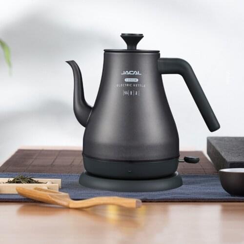 220V electric tea kettle stainless steel long mouth water boiling machine EU/ UK power cable