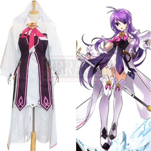 Elsword Aisha Aether Sage Cosplay Costume Christmas Party Halloween Uniform Custom Made Any Size