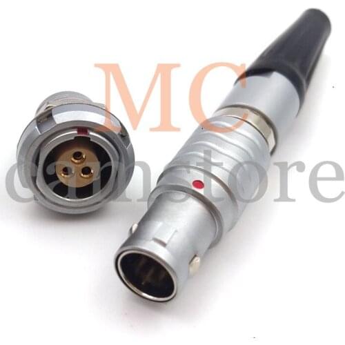 FGG.1B.303.CLAD62 push-pull self-lock 3pin plug and socket aviation power cable connector, panel mount for ECG.1B.303