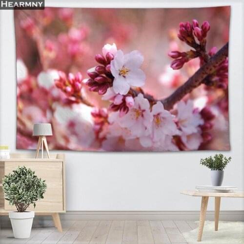 Cherry-Blossoms Tapestry Home Decorations Wall Hanging Tapestries Background Cloth Decorations For Bedroom140X200,100X150cm