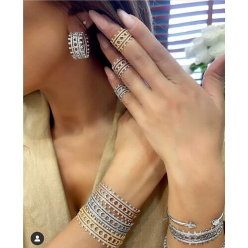 Janekelly2 pcs Bridal Zirconia Full Jewelry Sets For Women Party, Luxury Dubai Nigeria CZ Crystal Wedding Jewelry Sets