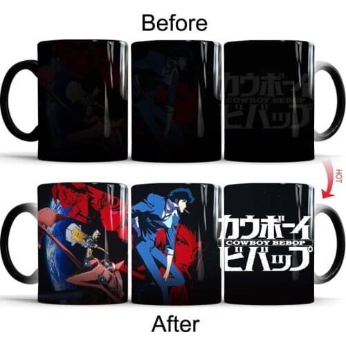Cowboy Bebop Color Change Coffee Cup Sensitive Mugs Magic Mug Milk Tea Cups