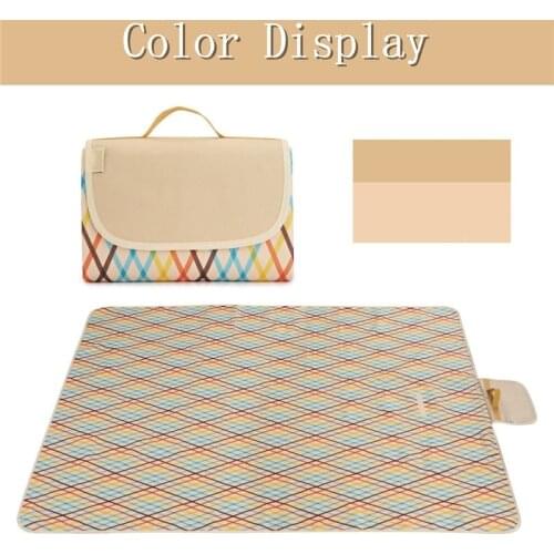 Outdoor Camping Matte picnic foldable mat anti-sand mat oldable Waterproof Oxford Picnic Beach Blanket