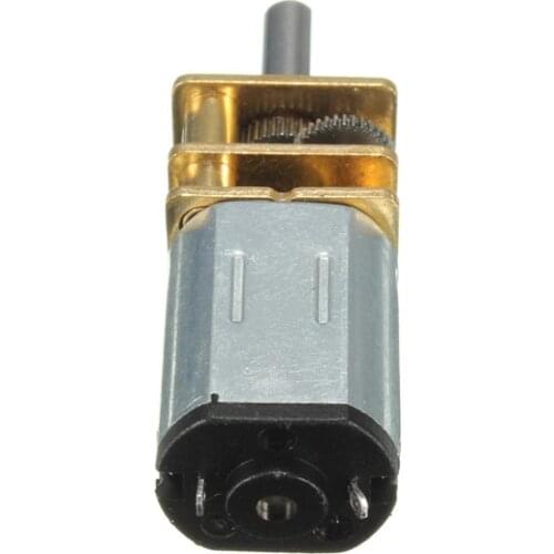 DC 6V 200RPM Mini Metal Gear Motor With Gear Wheel Model:N20 3mm Shaft Diameter For Power Tool Diy RC Toy Vibration