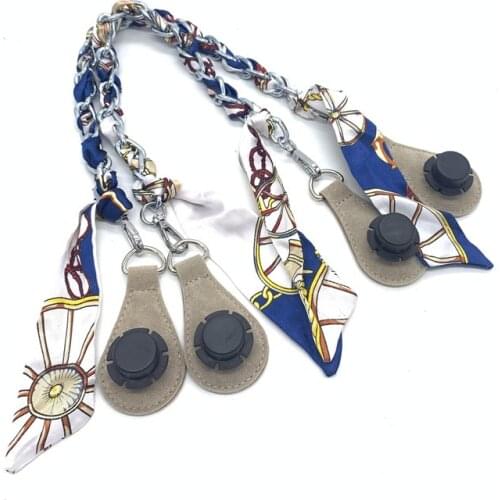 Obag Handles New Arrival 1 Pair Bag Handles With Silk band Colorful 2021
