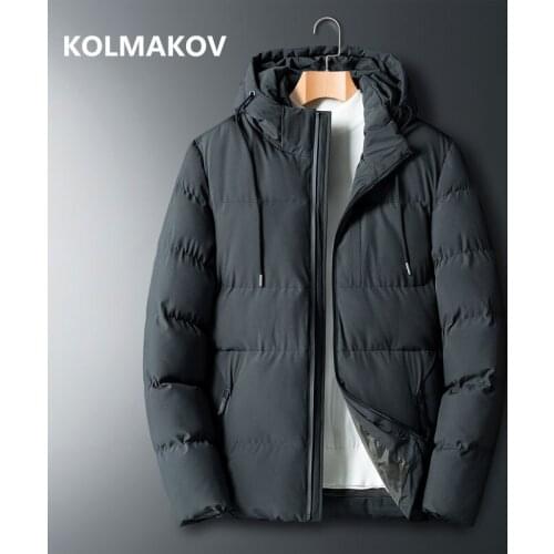 2019 Mens winter Parkas Casual fashion Coat Winter thick jackets Hooded Classic Overcoats men size L-7XL 8XL MY16