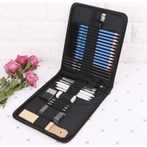 1 Set Professional Drawing Artist Kit Pencils Sketch Charcoal Art Craft tool set for artists students suppliers