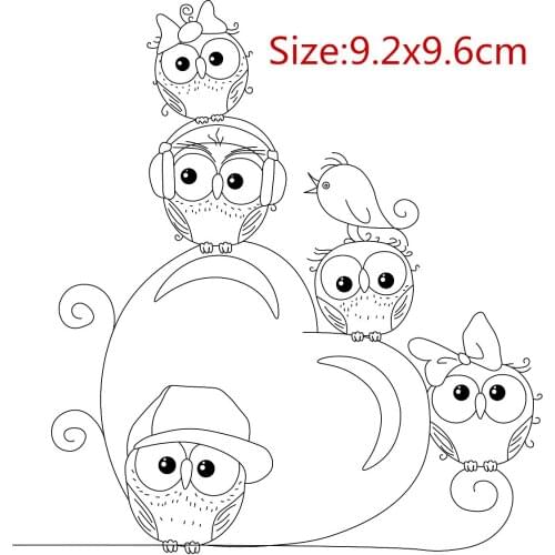 Pattern Stamp And Metal Die Scrapbooking Alphabet Stamp Embossing Craft Silicone Transparent Stampstampons