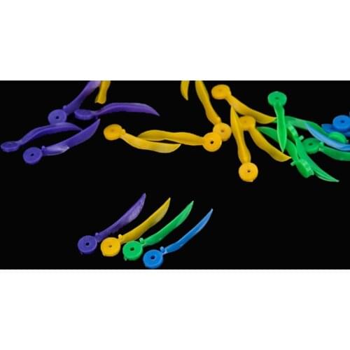 100 pcs Dental Disposable Wedge with Hole All 4 Sizes Dentist Materials Dentistry Insturment Dental Tools Teeth Wedge 4 Color