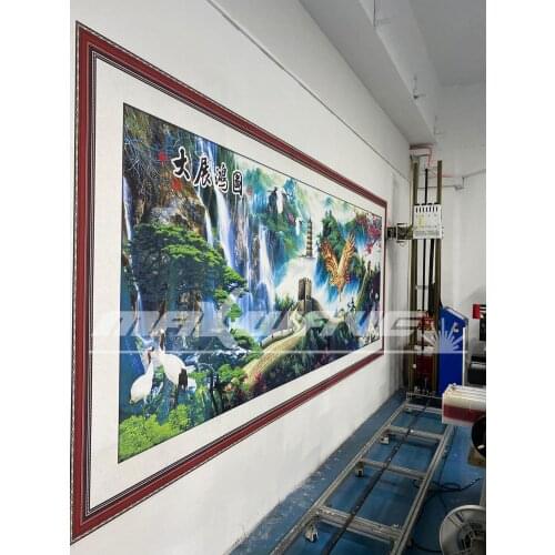 Vertical 3D Wall printer Hight Printing Resolution Machine With Good Price