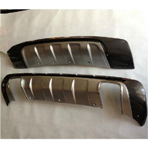 High quality plastic ABS Chrome Front+Rear bumper cover trim for Hyundai Tucson 2006-2013 Car Styling