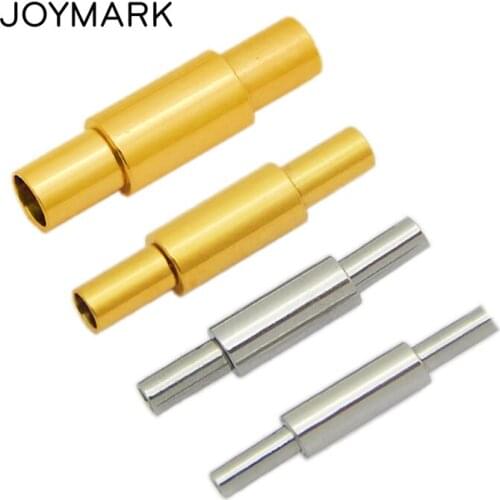 1.0mm 1.5mm 2.0mm 3.2mm Hole Barrel Screw Clasp Jewellery Accessory Stainless Steel Screw Clasps For Jewelry Making BXGC-223