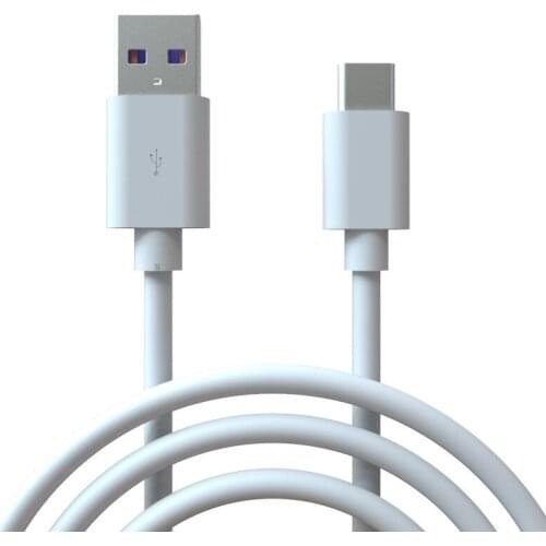 Fast Charge 5A USB Type C Cable for Samsung S20 S9 S8 Xiaomi Huawei P30 Pro Mobile Phone Charging Wire White Blcak Cable
