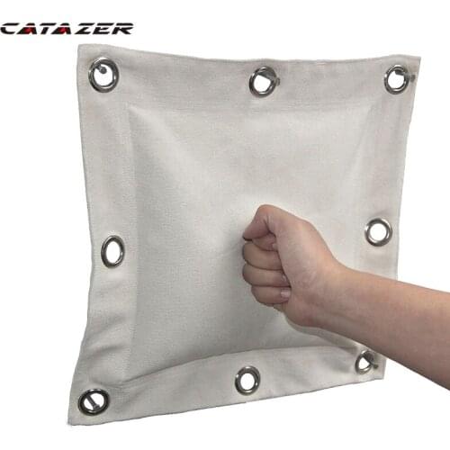 Catazer Karate Martial Arts Kung Fu MMA Training 40x40CM Kung Fu Boxing Wall Sandbag Punch Target