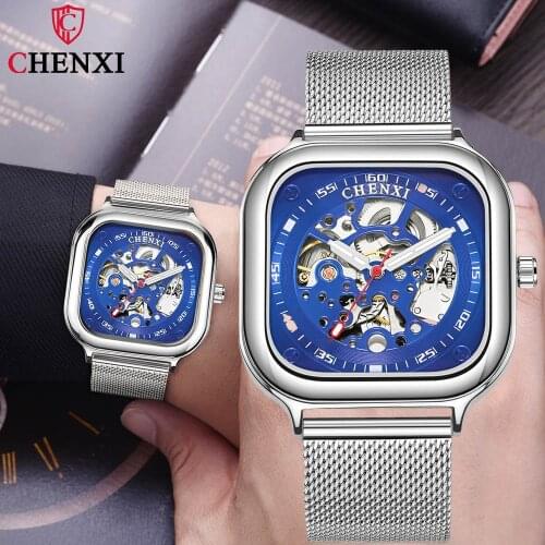 Luxury Mens Mechanical Watches Top Brand Stainless steel Automatic Waterproof Business Wristwatch Clock Man Relogio Masculino