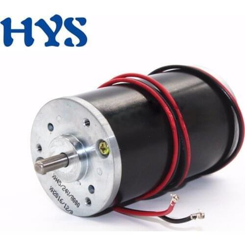 DC 12V 24V Motor Electric High Speed 4000rpm 8000rpm Huge Torque Power Reversed Permanent Magnet 12 V Volt Moter DIY Engine 4575
