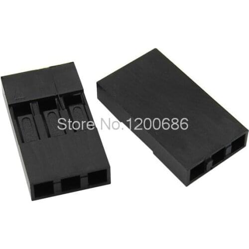 Dupont Connector Housing Female 2.54mm 1x3P