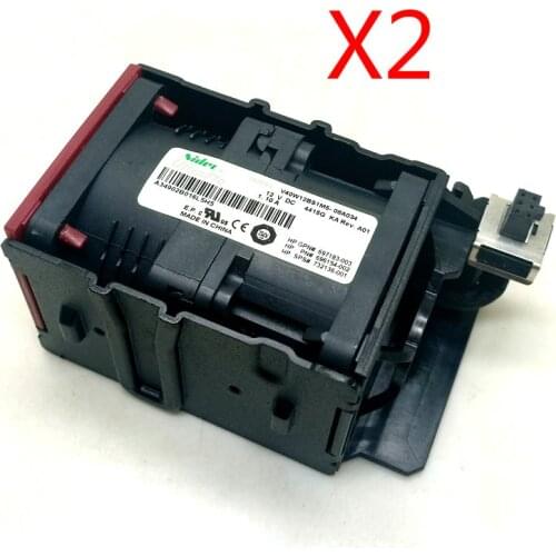 2PCS For HP DL360P Gen8 822531-001 696154-002 DL360 G8 Server Cooling Fan Processor Cooler Heatsink Fan Used/secondhand