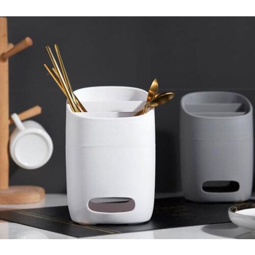 Nordic Multifunction PP Storage Rack Chopsticks Tube Spoon Fork Drain Holder Kitchen Utensils Home Organizer Tools