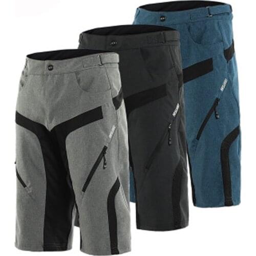 ARSUXEO Mens Outdoor Sports DH BMX MTB Shorts Downhill Ropa Cycling Shorts Wearproof Mountain Bike Shorts Five Cents Trousers
