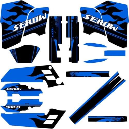 For Yamaha 225 SEROW Motorcycle 3M graphics stickers decals Kits For Yamaha SEROW 225 1989 1990 1991 1992 1993 1994 1995 1996