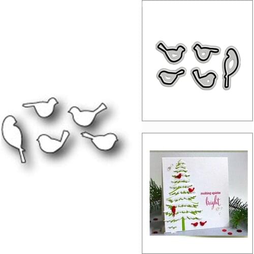 New Cheerful Birds Animal Friends 2020 Metal Cutting Dies for DIY Scrapbooking Decor and Card Making Embossing Craft No Stamps