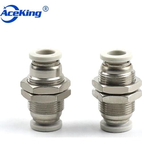 PM Diaphragm straight through pm-4 / 6 / 8 / 10 / 12 pneumatic Pu gas pipe cylinder solenoid valve quick plug quick connector
