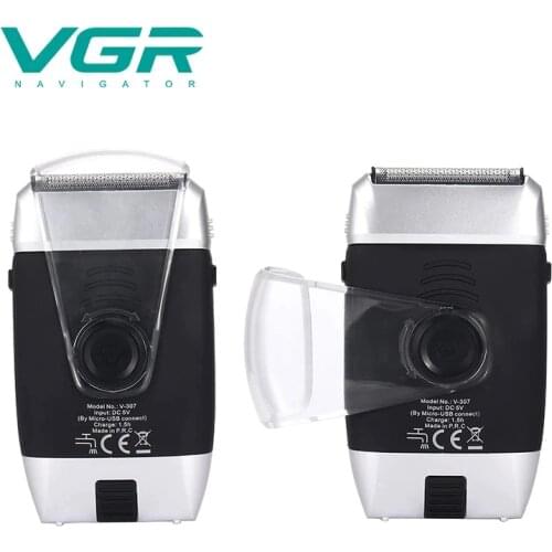 VGR Electric Shaver Reciprocating Mens Oil Head Whitening Finishing Machine Shaved Head Hair Clipper Razor shaving machine V307