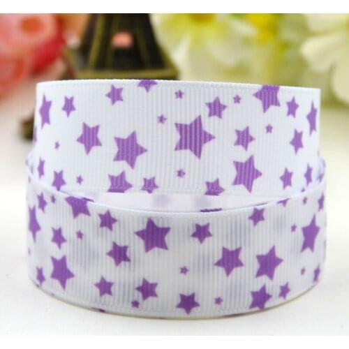 7/8'' 22mm,1" 25mm,1-1/2" 38mm,3" 75mm Stars Character printed Grosgrain Ribbon party decoration X-01439 10 Yards
