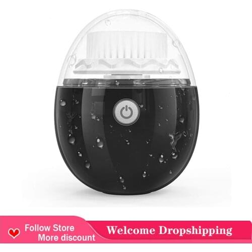 Face Brush Waterproo Rotary Spin Brush Cleansing System for Gentle Exfoliation and Deep Scrubbing Facial Cleansing Brush