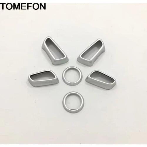 TOMEFON For Toyota Camry XV70 2017 2018 2019 Seat Adjust Switch Button Knob Cover Decoration Trim Exterior Accessories ABS
