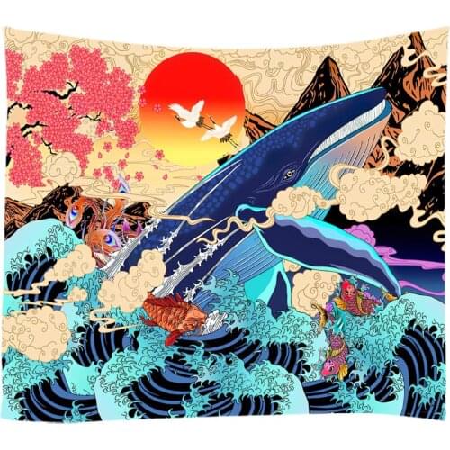 Creative 3D Dreamlike Fancy Painting Tapestry Wall Hanging Bed Spread Beach Towel Table Cloth Yoga Mat 250CM*180CM Large Size