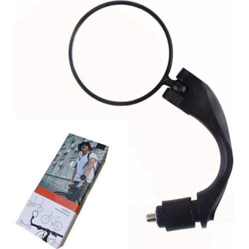 Bike Mirror, Safety Rearview Mirror, Bicycle Riding Rearview Mirror, Convex Mirror with Adjustable Handlebar