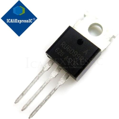 10PCS RU6099R RU6099 mos tube 120A 60V TO-220 inverter field effect transistor 100% new original quality assurance In Stock