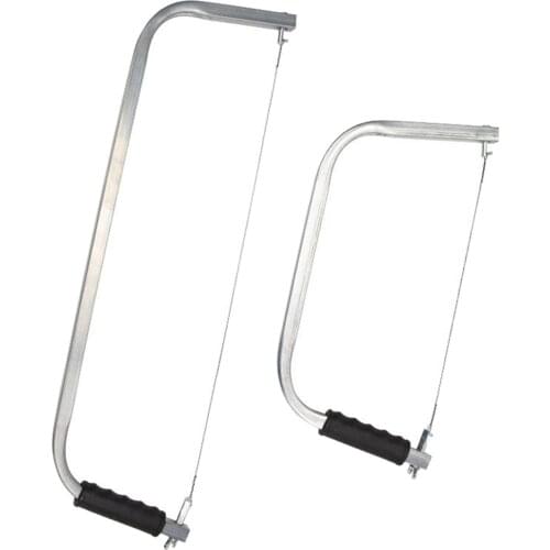 2Pcs Aluminium Alloy Hand Saw Gardening Pruning Tree Bow Saw 12/20inch