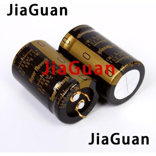 2PCS NICHICON KG Super Through 3300UF 25V 25x40mm Type III 25V3300UF audio amplifier filtering 3300UF/25V Golden feet 3300U