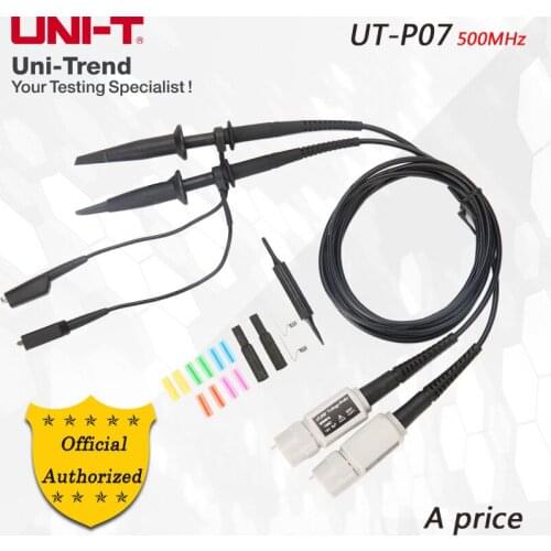 UNI-T UT-P07 500MHz Passive probe ; 500MHz oscilloscope probe; for UTD5062C, UTD5082C, UTD5102C, UPO5000CS, etc