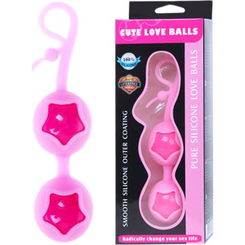 BAILE Female Smart Ben Wa Ball Weighted Female Kegel Vaginal Tight Exercise Machine Vibrators Toys for Women Sex Toys for women
